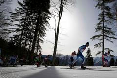 Lukáš Bauer na trati olympijské padesátky