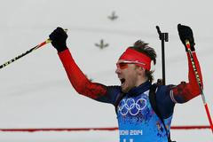 Soči, biatlon štafeta M: Anton Šipulin, Rusko