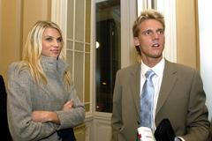 Fotbal, Radek Kováč a jeho manželka Klára Medková