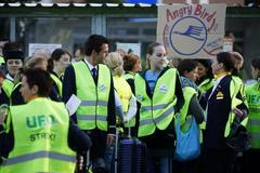 Ilustrační foto: Zaměstnanci Lufthansy stávkují