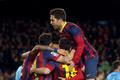Radost fotbalistů Barcelony