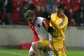 Fotbal, Gambrinus liga, Slavia - Dukla: Dávid Škutka - Tomáš Borek