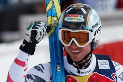 Hannes Reichelt při SP v Kitzbühelu