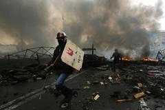 Ukrajina - Kyjev - nepokoje - 20. 2.