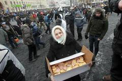 Ukrajina - Kyjev - nepokoje - 23. 1.