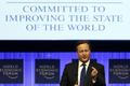 David Cameron v Davosu