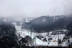 Areál Rosa Chutor nedaleko Krasné Poljany