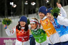 FOTO Další opojení biatlonistů, dočkala se i Vítková