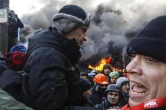 Vitalij Kličko na Majdanu