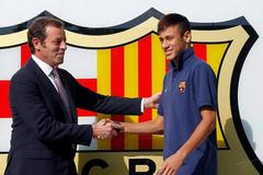 Fotbal: Sandor Rosell a Neymar, FC Barcelona
