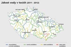 Jakost vody v tocích (2011 - 2012)