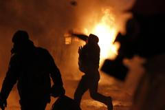 Ukrajina - Kyjev - nepokoje - 23. 1.