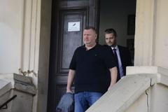 Ivo Rittig a jeho advokát Vlastimil Rampula u soudu