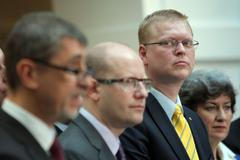 Podpis koaliční smlouvy