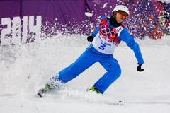 Bělorus Anton Kušnir na OH Soči (akrobatické skoky)