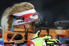 Soči 2014, biatlon hromadný start Ž: Gabriela Soukalová