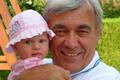 Štěstí - dědeček s vnučkou - NEPUBLIKOVAT U ČLÁNKŮ