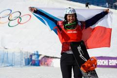 FOTO Samková to dokázala, s knírkem hurá pro zlato!