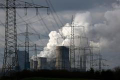 Uhelná elektrárna RWE v Německu