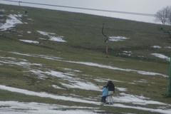 Obleva - tání - sníh - lyžování - vlek - sjezdovka - skiareál