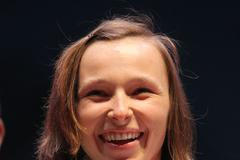 Soči, fandění ČR- Švýcarsko na Letné: Šárka Pančochová