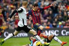 Sestřih zápasu Barcelona - Valencia, který vyhráli hosté překvapivě 3:2