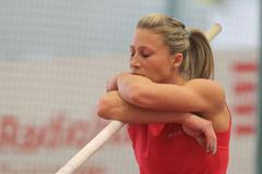 Atleti, halové MČR 2014: Jiřina Svobodová, skok o tyči