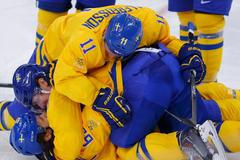 Švédsko - Lotyšsko: radost Švédů