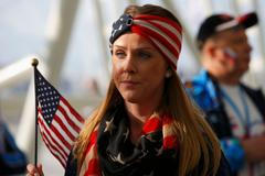 Rusko - USA: americká fanynka