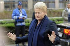 Litevská prezidentka Dalia Grybauskaiteová.
