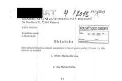 Obžaloba Martina Bartáka 1