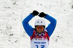 Soči 2014: Alla Cuperová, Bělorusko (akrobatické lyžování, skoky, finále)