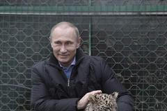 putin levhart olympiáda