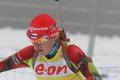 Gabriela Soukalová při sprintovém závodě v Hochfilzenu (2013)