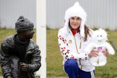 Šárka Strachová v olympijské kolekci pro Hry v Soči 2014