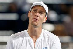 Tomáš Berdych na turnaji v Dubaji 2014