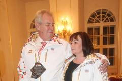 Schvalování olympijské nominace do Soči 2014 (Zeman, Zemanová)