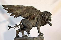 Okřídlený lev - památník československým letcům v Británii