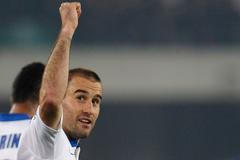 Rodrigo Palacio slaví gól Interu Milán