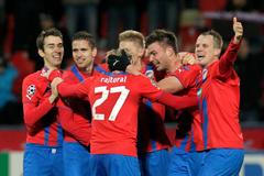 Viktoria Plzeň slaví postup do Evropské ligy