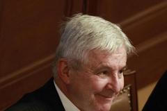 Jiří Rusnok během hlasování o nedůvěře