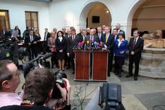 Podpis koaliční smlouvy