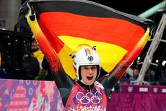 Soči, saně Ž: vítězná Natalie Geisenbergerová z Německa