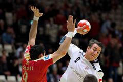 ME v házené: Česko - Makedonie: Filip Jícha v akci