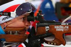 Soči 2014, biatlon, smíšená štafeta: Veronika Vitková