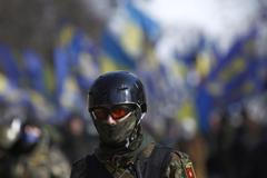 Ukrajina - Kyjev - demonstrace