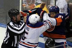 NHL: Edmonton Oilers at New York Islanders