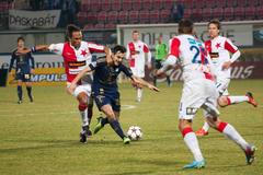 Gambrinus liga: Olomouc - Slavia (Neves, Pospíšil)