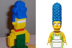 Lego Simpsonovi - před a po