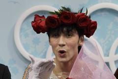 Krasobruslař Johnny Weir na olympiádě ve Vancouveru 2010